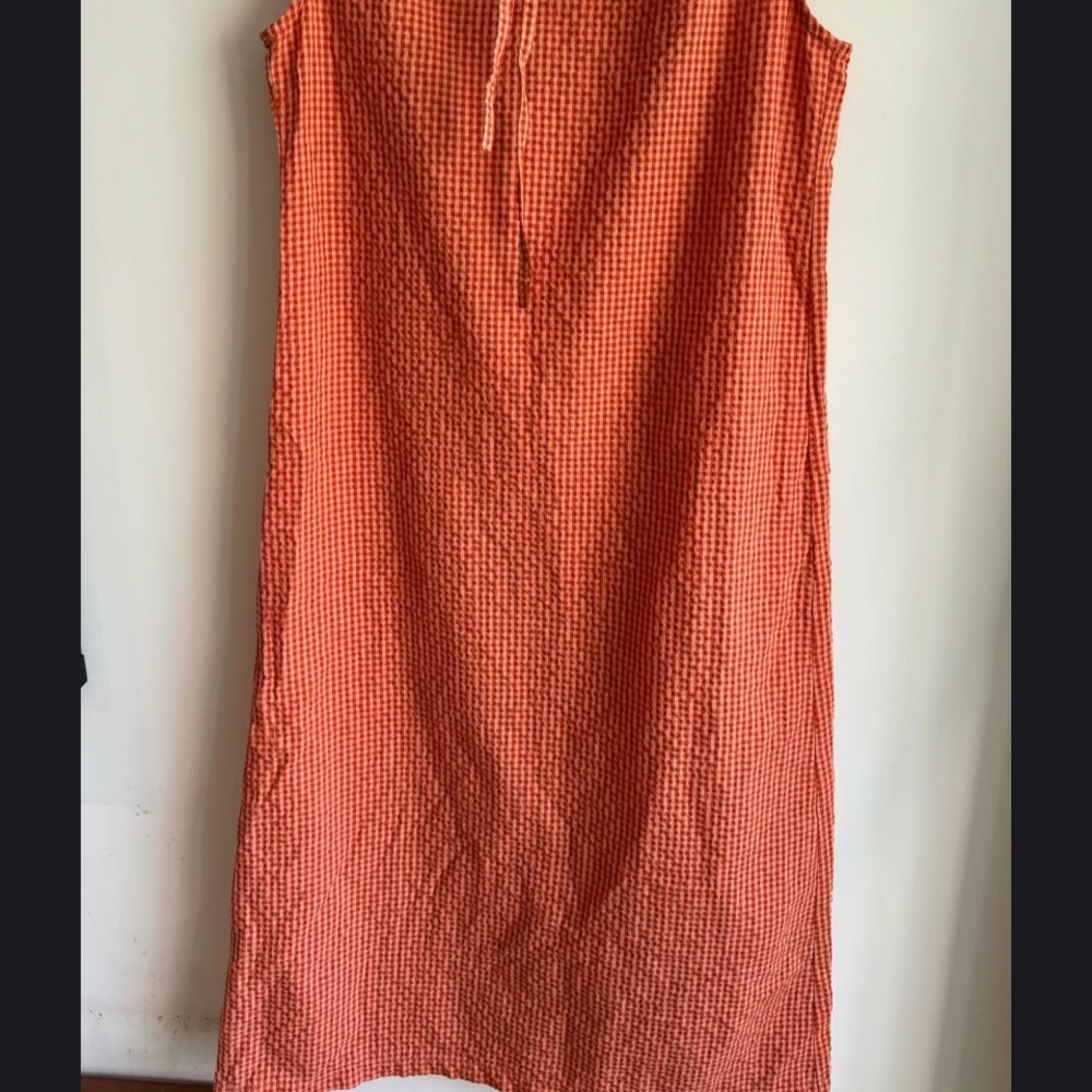 Orange vintage dress